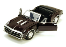 Load image into Gallery viewer, MotorMax 1967 Chevrolet Camaro SS Convertible Burgundy Timeless Legends # 73301 1-24 Diecast