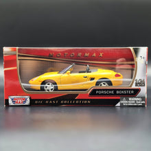 Load image into Gallery viewer, MotorMax 2004 Porsche 986 Boxster Yellow Timeless Legends #73226 1-24 Diecast Car