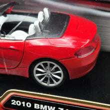 Load image into Gallery viewer, MotorMax 2010 BMW Z4 Roadster Red Timeless Legends #73349 1-24 Diecast Car