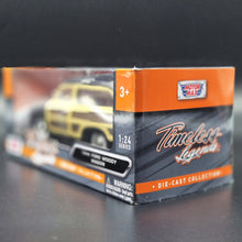 Load image into Gallery viewer, MotorMax 2021 1949 Ford Woody Wagon Black Timeless Legends #73260 1-24 Diecast Model
