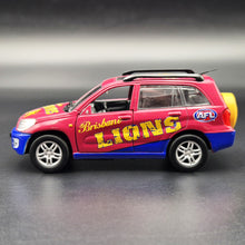 Load image into Gallery viewer, Official AFL 2013 Brisbane Lions Toyota RAV4 Dark Red AFL Collectable Model Car 1:43 Diecast