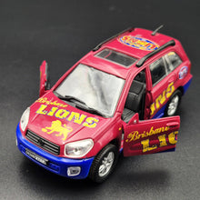 Load image into Gallery viewer, Official AFL 2013 Brisbane Lions Toyota RAV4 Dark Red AFL Collectable Model Car 1:43 Diecast