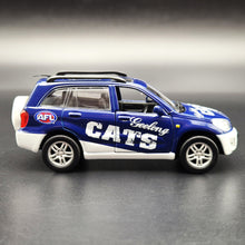 Load image into Gallery viewer, Official AFL 2013 Geelong Cats Toyota RAV4 Dark Blue AFL Collectable Model Car 1:43 Diecast
