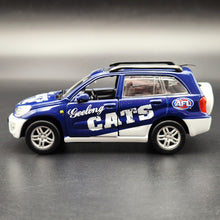 Load image into Gallery viewer, Official AFL 2013 Geelong Cats Toyota RAV4 Dark Blue AFL Collectable Model Car 1:43 Diecast
