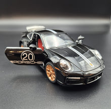Load image into Gallery viewer, Explorafind 2021 Porsche 911 Turbo S Black 1:24 Die Cast Car