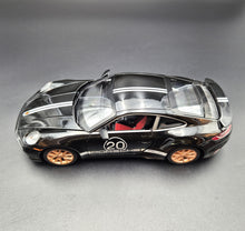 Load image into Gallery viewer, Explorafind 2021 Porsche 911 Turbo S Black 1:24 Die Cast Car