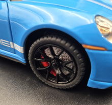 Load image into Gallery viewer, Explorafind 2021 Porsche 911 Turbo S Sky Blue 1:24 Die Cast Car