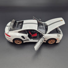 Load image into Gallery viewer, Explorafind 2021 Porsche 911 Turbo S White 1:24 Die Cast Car