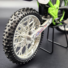 Load image into Gallery viewer, Racing Champions 1997 Kawasaki KX250 Motorcross Motorcycle Damon Huffman #10 1/9 Scale Diecast