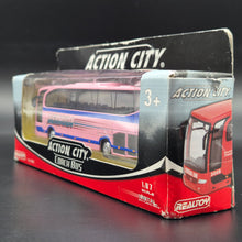 Load image into Gallery viewer, Realtoy Mercedes-Benz Travego Coach Action City Coach Bus #18378 1:87 H0 Scale Diecast