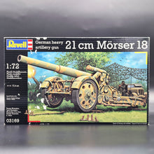 Load image into Gallery viewer, Revell 21cm Morser 18 German Heavy Artillery Gun #03169 1:72 Scale Model Kit