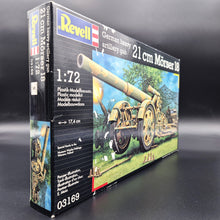 Load image into Gallery viewer, Revell 21cm Morser 18 German Heavy Artillery Gun #03169 1:72 Scale Model Kit