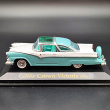 Load image into Gallery viewer, Road Signature 1955 Ford Fairlane Crown Victoria Turquoise #94202 1:43 Die Cast Car