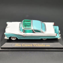 Load image into Gallery viewer, Road Signature 1955 Ford Fairlane Crown Victoria Turquoise #94202 1:43 Die Cast Car