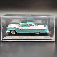 Load image into Gallery viewer, Road Signature 1955 Ford Fairlane Crown Victoria Turquoise #94202 1:43 Die Cast Car