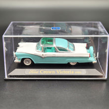 Load image into Gallery viewer, Road Signature 1955 Ford Fairlane Crown Victoria Turquoise #94202 1:43 Die Cast Car