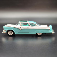 Load image into Gallery viewer, Road Signature 1955 Ford Fairlane Crown Victoria Turquoise #94202 1:43 Die Cast Car