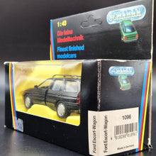Load image into Gallery viewer, Schabak Modell 1990 Ford Escort Wagon (Estate) Black #1096 1:43 Die Cast Model