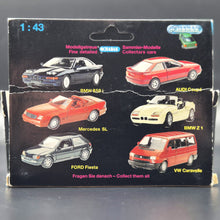 Load image into Gallery viewer, Schabak Modell 1991 Audi Coupe Quattro Red #1050 1:43 Die Cast Model