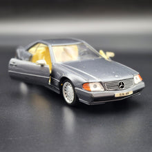 Load image into Gallery viewer, Superior Sunnyside 1989 Mercedes Benz 500SL Dark Grey 1:24 SS 7705 Die Cast Model