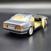 Load image into Gallery viewer, Superior Sunnyside 1989 Mercedes Benz 500SL Dark Grey 1:24 SS 7705 Die Cast Model