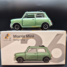 Load image into Gallery viewer, Explorafind 1963 Morris Mini MKI with Sunroof Green 1:50 Die Cast Car New
