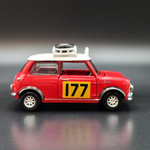 Load image into Gallery viewer, Explorafind 1967 Mini Cooper MKI Rally Red 1:50 Die Cast Car New