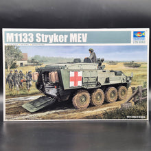 Load image into Gallery viewer, Trumpeter M1133 Stryker MEV #01559 United States Medical Extraction Vehicle 1:35 Scale Model Kit