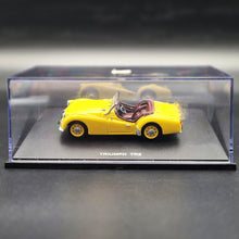 Load image into Gallery viewer, Universal Hobbies Eagle's Race 1955 Triumph TR2 Yellow #3683 1:43 Die Cast Model