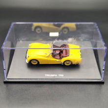 Load image into Gallery viewer, Universal Hobbies Eagle's Race 1955 Triumph TR2 Yellow #3683 1:43 Die Cast Model