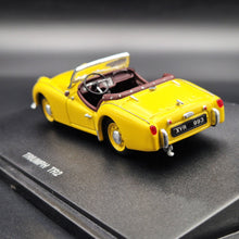 Load image into Gallery viewer, Universal Hobbies Eagle's Race 1955 Triumph TR2 Yellow #3683 1:43 Die Cast Model