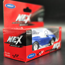 Load image into Gallery viewer, Welly 1965 Shelby Cobra 427 S/C Blue 1:36 NEX Collection Series Boxed New