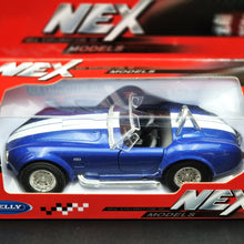 Load image into Gallery viewer, Welly 1965 Shelby Cobra 427 S/C Blue 1:36 NEX Collection Series Boxed New