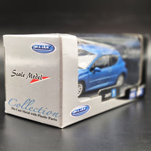 Load image into Gallery viewer, Welly 2007 Peugeot 207 Blue 1:36 #42370 Collection Series Boxed