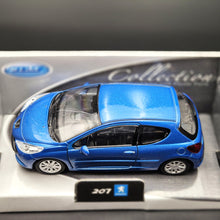 Load image into Gallery viewer, Welly 2007 Peugeot 207 Blue 1:36 #42370 Collection Series Boxed