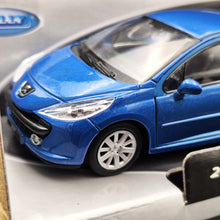 Load image into Gallery viewer, Welly 2007 Peugeot 207 Blue 1:36 #42370 Collection Series Boxed