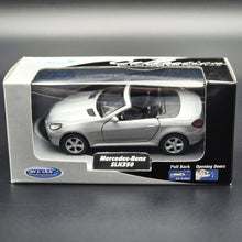 Load image into Gallery viewer, Welly 2010 Mercedes-Benz SLK 350 Silver #42358 1:36 Collection Series Boxed