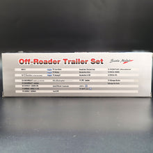 Load image into Gallery viewer, Welly 2002 Cadillac Escalade &amp; 1965 Pontiac GTO Off-Roader Trailer Set Collection