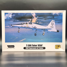 Load image into Gallery viewer, Wolfpack T-38A Talon 'USAF' USAF Supersonic Jet Trainer #WP10001 1:48 Scale Model Kit