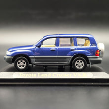 Load image into Gallery viewer, Yat-Ming 1998 Toyota Land Cruiser VXR Blue 1:43 Collectors Edition Diecast Car
