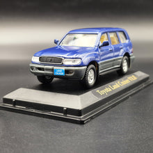 Load image into Gallery viewer, Yat-Ming 1998 Toyota Land Cruiser VXR Blue 1:43 Collectors Edition Diecast Car