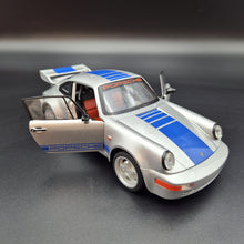 Load image into Gallery viewer, Explorafind 1994 Porsche 964 Turbo Carrera RS Silver 1:24 Die Cast Car