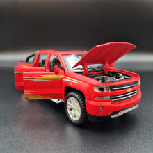 Load image into Gallery viewer, Explorafind 2022 Chevrolet Silverado 1500 Matte Red 1:32 Die Cast Pickup