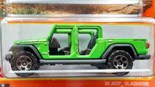 Load image into Gallery viewer, Matchbox 2022 '20 Jeep Gladiator Green MBX Off-Road #7 New Long Card