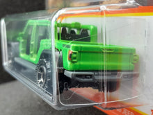 Load image into Gallery viewer, Matchbox 2022 '20 Jeep Gladiator Green MBX Off-Road #7 New Long Card