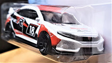 Load image into Gallery viewer, Hot Wheels 2020 '18 Honda Civic Type R White #81 Honda 2/5 New Long Card