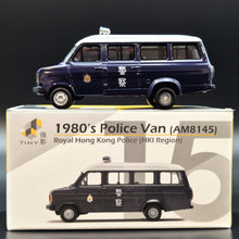 Load image into Gallery viewer, Explorafind 1980 Ford Transit MKII Royal Hong Kong Police Van AM8145 1:76 Die Cast New