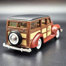 Load image into Gallery viewer, ERTL 1940 Ford Woody Station Wagon Dark Red #2517 1:43 ERTL Vintage Vehicles Diecast Model