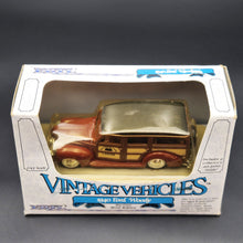 Load image into Gallery viewer, ERTL 1940 Ford Woody Station Wagon Dark Red #2517 1:43 ERTL Vintage Vehicles Diecast Model