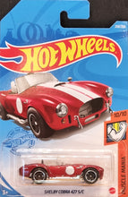 Load image into Gallery viewer, Hot Wheels 2021 Shelby Cobra 427 SC Burgundy #250 Muscle Mania 10/10 New